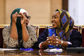 نشست شرکت کنندگان در جشنواره بینالمللی رسانه (خورشید) با رییس جمهور