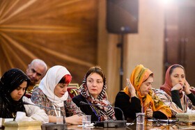 نشست شرکت کنندگان در جشنواره بین‌المللی رسانه (خورشید) با رییس جمهور