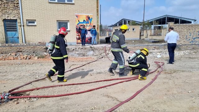 انتخاب آتشنشان ایستگاه شهرک صنعتی اردبیل۲ به عنوان آتشنشان نمونه کشوری