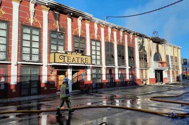 عکس: خبرگزاری فرانسه افزایش تلفات حریق در باشگاهی در اسپانیا