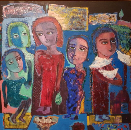 انسانهای نخستین که با الهام از نظامی از گور برخاستند