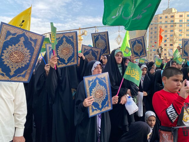 برگزاری جشن بزرگ پیامبر مهربانی در میدان ولیعصر(عج) تهران + عکس