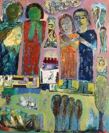 انسانهای نخستین که با الهام از نظامی از گور برخاستند