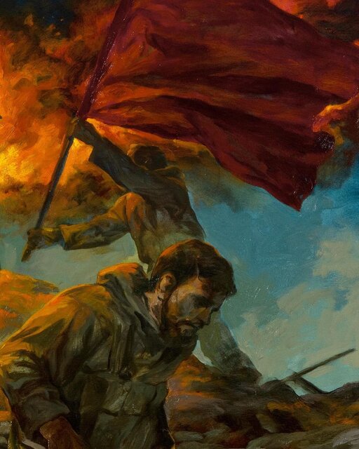 یادآوری یک حماسه در نقاشی روحالامین