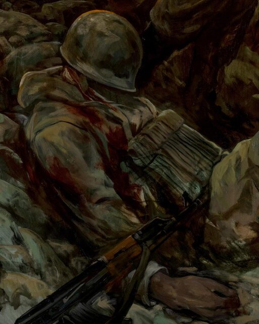 یادآوری یک حماسه در نقاشی روحالامین