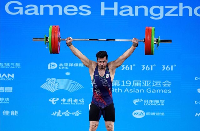 اولین وزنه‌بردار مرد ایران در بازی‌های آسیایی مدال نگرفت