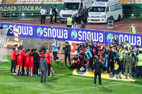 مراسم قهرمانی پرسپولیس در سوپرجام