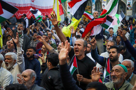 اجتماع همبستگی با جبهه مقاومت فلسطین در حرم مطهر رضوی