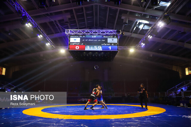 کت ورزش خوزستان بر تن کشتی کت ورزش خوزستان بر تن کشتی