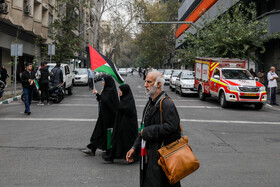 راهپیمایی مردم تهران در محکومیت جنایات رژیم صهیونیستی در فلسطین