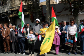 راهپیمایی مردم یاسوج در محکومیت جنایات رژیم صهیونیستی در فلسطین