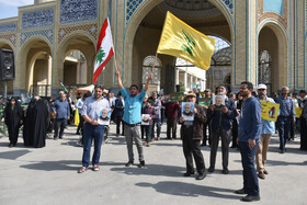 راهپیمایی مردم اصفهان در محکومیت جنایات رژیم صهیونیستی در فلسطین