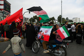 راهپیمایی مردم مشهد در محکومیت جنایات رژیم صهیونیستی در فلسطین