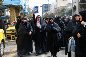 راهپیمایی مردم مشهد در محکومیت جنایات رژیم صهیونیستی در فلسطین