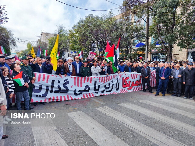 راهپیمایی محکومیت جنایات رژیم کودک‌کش صهیونیستی در اردبیل برگزار شد