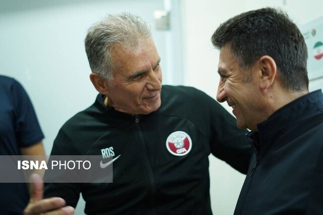 کیروش وارد رختکن تیم ملی ایران شد!