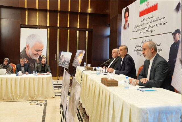 امیرعبداللهیان: تا دیر نشده جنایتهای جنگی را متوقف کنید/ سید حسن نصرالله مرد عمل است امیرعبداللهیان: تا دیر نشده جنایتهای جنگی را متوقف کنید/ سید حسن نصرالله مرد عمل است