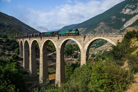 جلوه‌هایی از مسیر ریلی راه‌آهن شمال، پل راه‌آهن کلانتری در منطقه سوادکوه