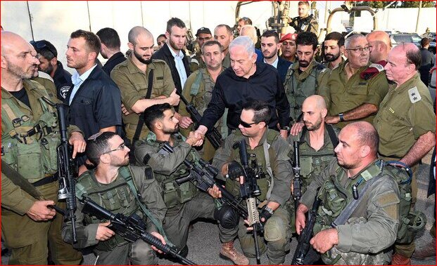 لغو سخنرانی نتانیاهو در پی ناسزاگویی نظامیان به او