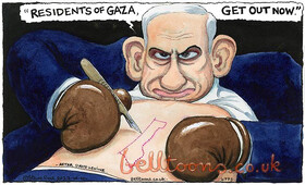 کاریکاتوریست گاردین به خاطر کشیدن کاریکاتور نتانیاهو اخراج شد