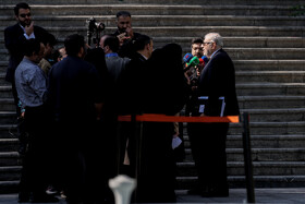 جواد اوجی وزیر نفت در حاشیه جلسه هیات دولت - ۲۶ مهر