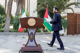 علی بهادری جهرمی سخنگو هیات دولت در حاشیه جلسه هیات دولت - ۲۶ مهر