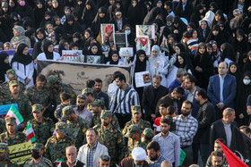 تجمع مردم سمنان در واکنش حمله به بیمارستان المعمدانی غزه