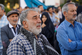 تجمع مردم اصفهان در واکنش به جنایت رژیم صهیونیستی در غزه