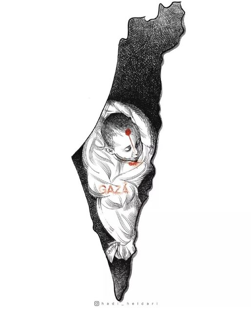 رنگ غم در نقاشیهای غزه پررنگ شد