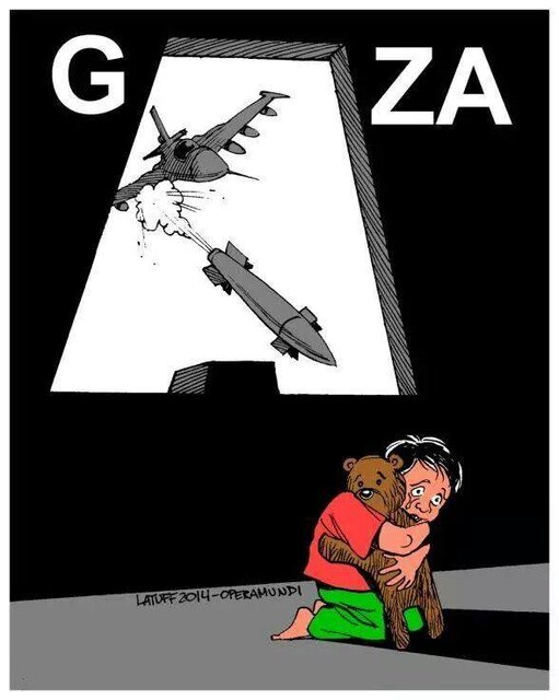 رنگ غم در نقاشیهای غزه پررنگ شد