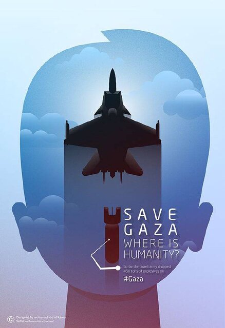 رنگ غم در نقاشیهای غزه پررنگ شد