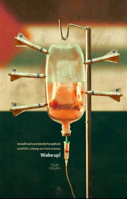 رنگ غم در نقاشیهای غزه پررنگ شد