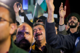 تجمع مردم مشهد در واکنش به جنایت رژیم صهیونیستی در غزه