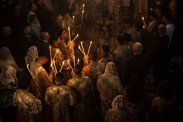 کلیسای تاریخی غزه که به عنوان پناهگاه عمل می کرد، بمباران شد