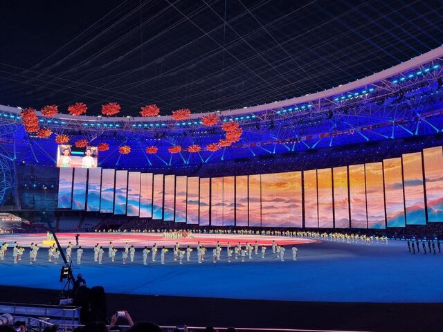 بازیهای پاراآسیایی هانگژو افتتاح شد+عکس