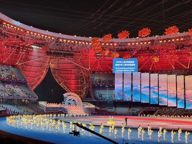 بازیهای پاراآسیایی هانگژو افتتاح شد+عکس