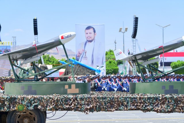 عکس آرشیوی است یمن: طی ساعات گذشته تعداد زیادی پهپاد به سمت اهدافی در عمق اسرائیل پرتاب کردیم