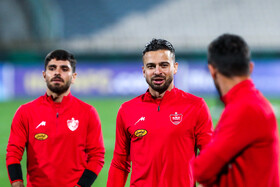تمرین تیم فوتبال پرسپولیس پیش از دیدار با استقلال تاجیکستان