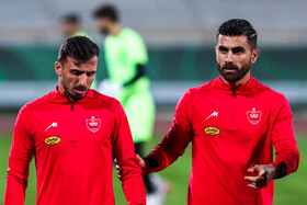 تمرین تیم فوتبال پرسپولیس پیش از دیدار با استقلال تاجیکستان