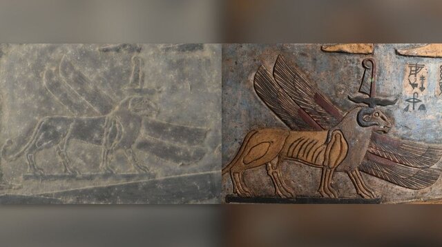 آشکارشدن نقاشی خیرهکننده در مصر