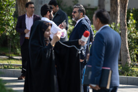 محمدمهدی اسماعیلی وزیر فرهنگ و ارشاد اسلامی در حاشیه جلسه هیات دولت - ۳ آبان
