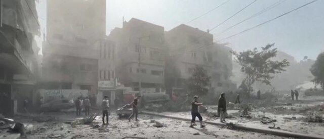 بر اثر اصابت موشک به شهر طابا در مصر ۶ تن زخمی شدند