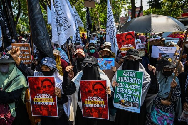 راهپیمایی در کشورهای عربی در «جمعه خشم و همبستگی با فلسطین»