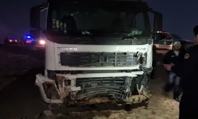 مرگ ۵ نفر در سانحه رخ به رخ تیبا و ولوو در محور دامغان- جندق