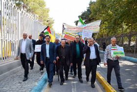 تجمع یهودیان اصفهان در محکومیت جنایات و نسل‌کشی رژیم صهیونیستی