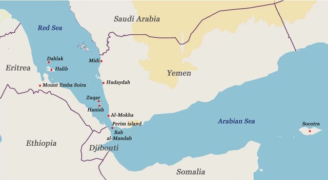 رهگیری یک فروند موشک شلیک شده از یمن توسط سامانه پدافندی آمریکا رهگیری یک فروند موشک شلیک شده از یمن توسط سامانه پدافندی آمریکا
