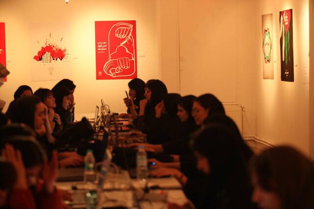 نمایشگاه و کارگاه هنری «نحن نقاوم» آغاز به کار کرد