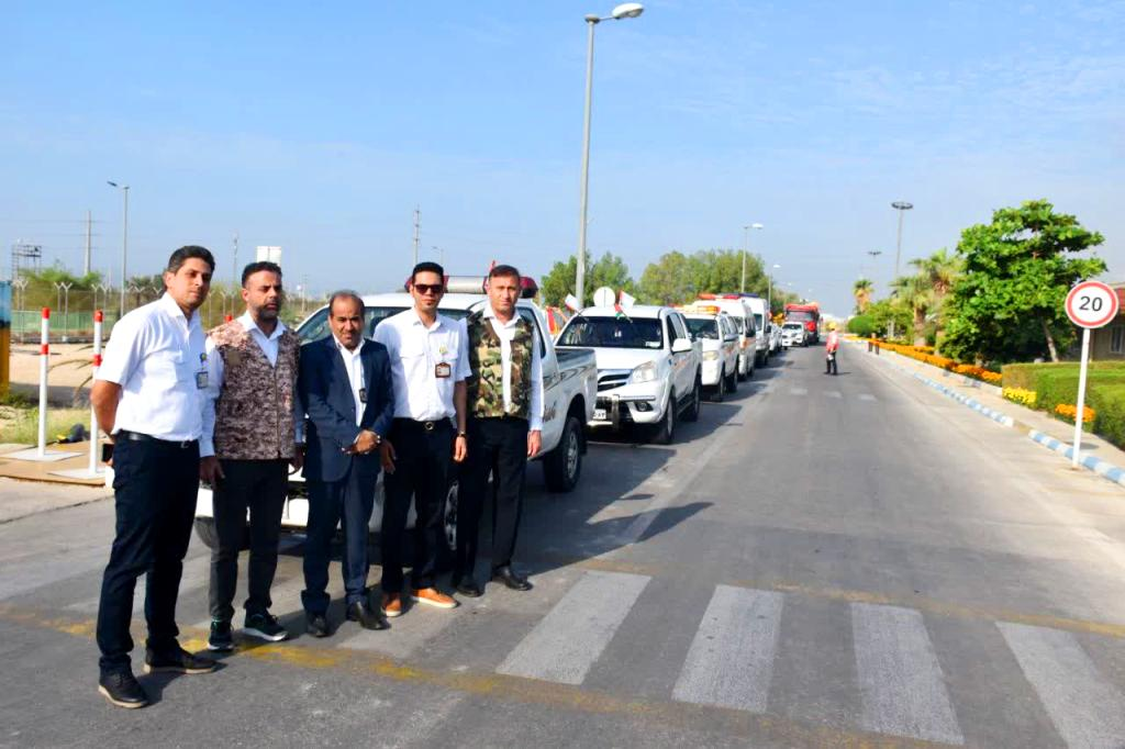 برگزاری رزمایش ناوگان خودرویی در پالایشگاه پنجم پارس جنوبی