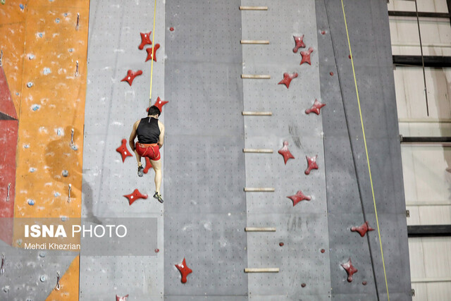 عکس آرشیوی است سنگنوردان ایران به فینال جام جهانی چین نرسیدند