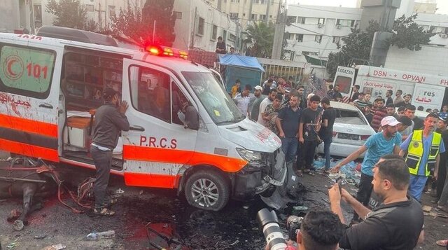 قتل‌عام بیمارستان الشفا از لنز بلاگرهای غزه+ فیلم